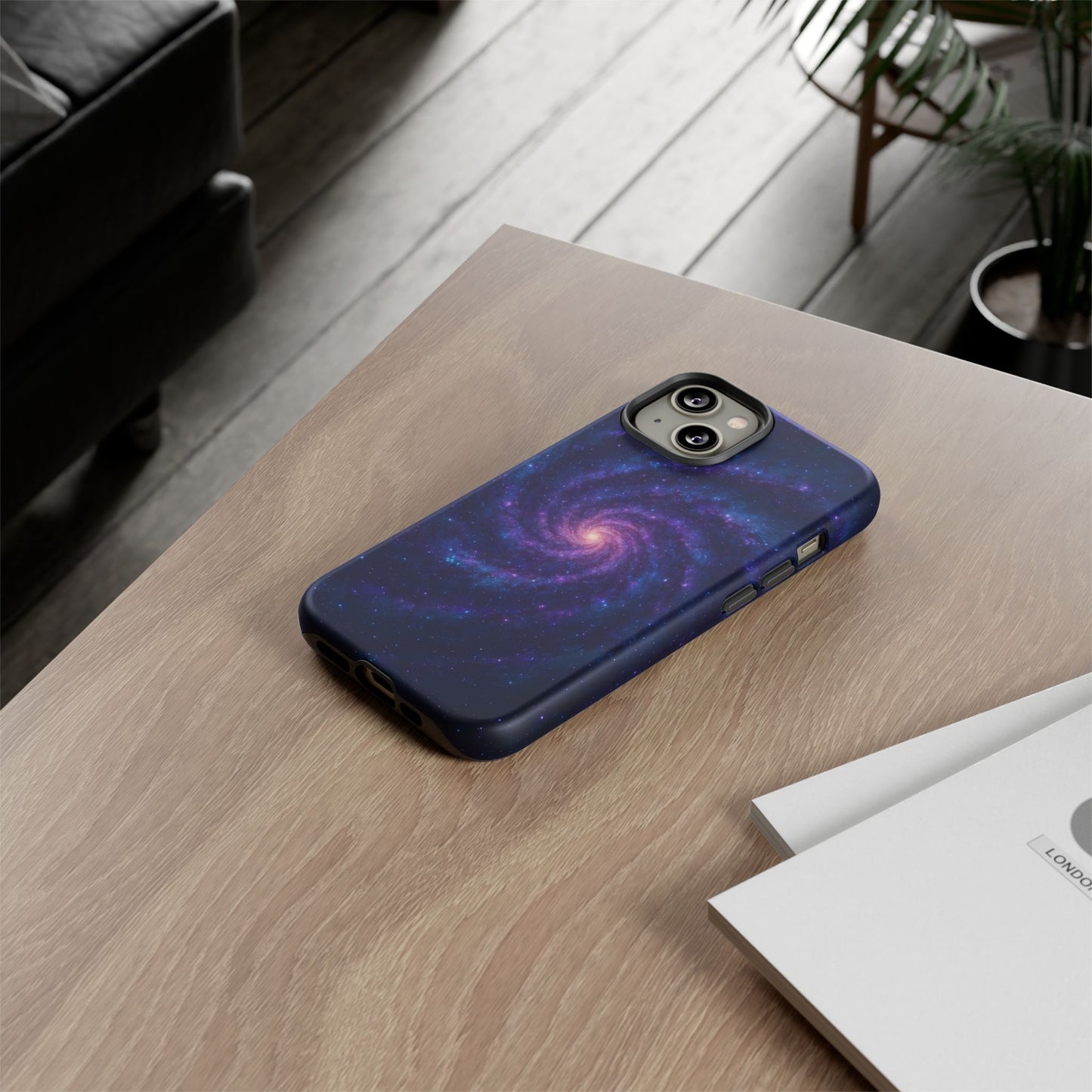 Galaxy Phone Case, Tough Phone Cover, Cosmic Phone Protection, Space Gift for Astronomers, Trendy Galaxy Design