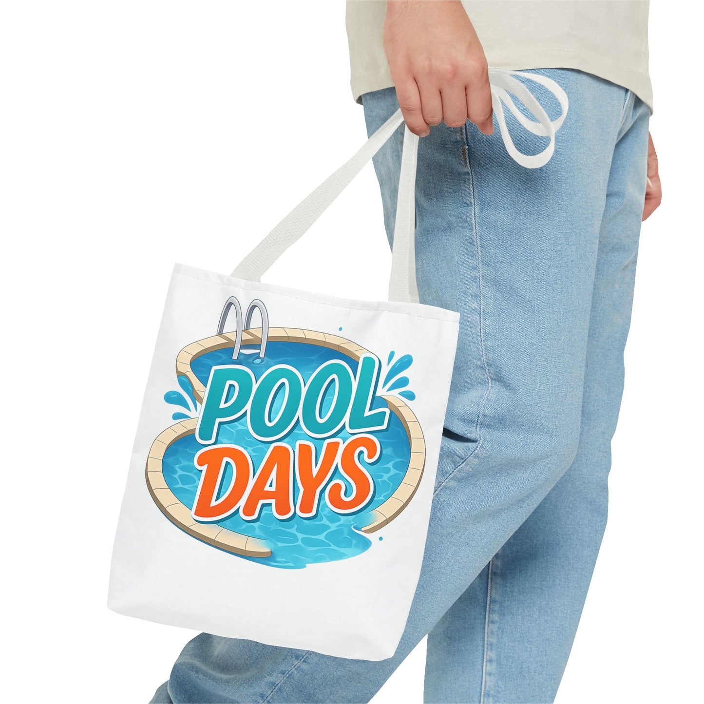 Summer Fun Tote Bag for Pool Days, Beach Picnic, Vacation Essentials, Gift for Swimmers, Bright Colorful Swim Bag
