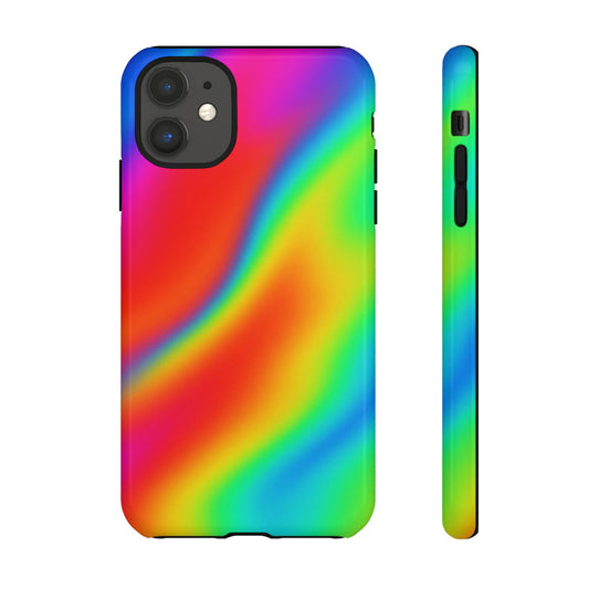 Vibrant Phone Case, Colorful Phone Cover, Unique Smartphone Protector, Gift for Him or Her, Trendy Tech Accessory, Fun Holiday Present
