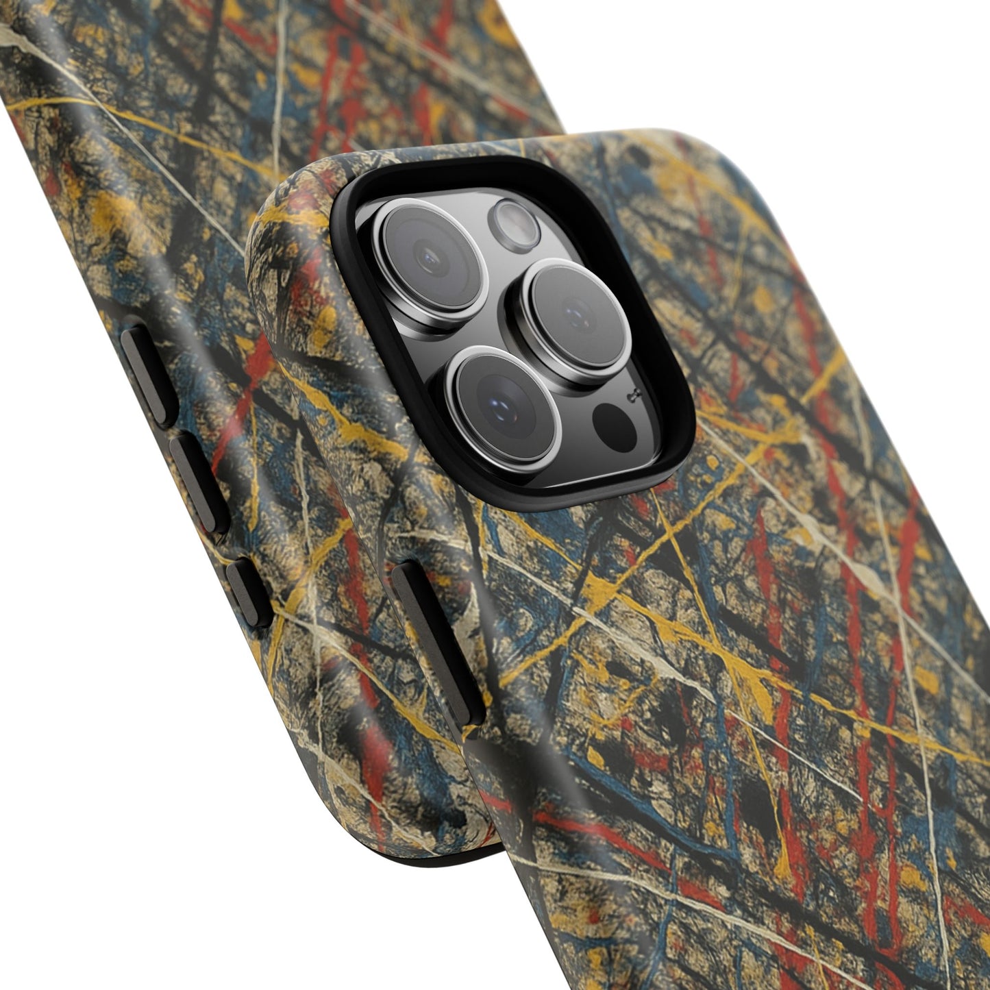 Tough Cases Phone Case - Bold Abstract Design, Stylish Mobile Cover, Unique Gift for Him/Her, Durable Accessory, Trendy Protection