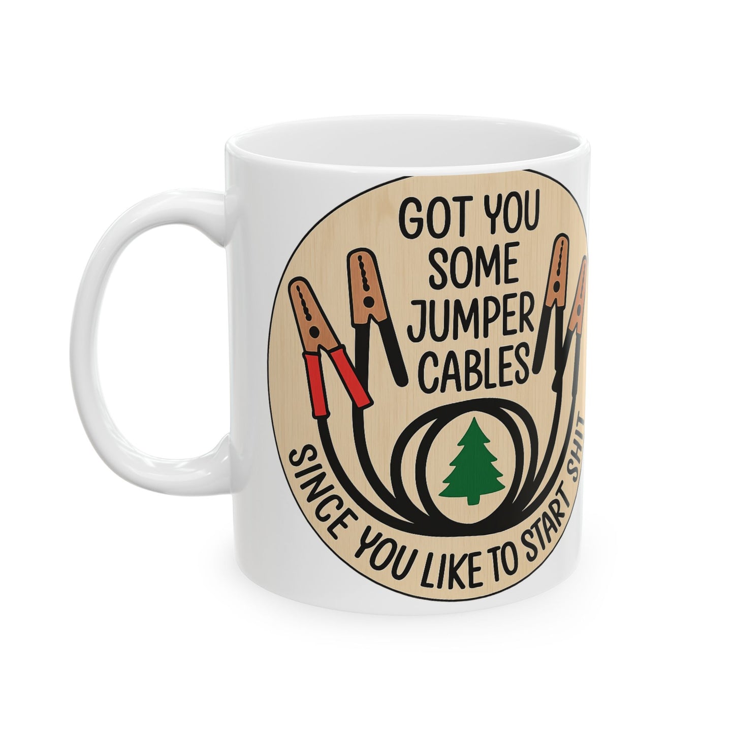 Humorous Ceramic Mug for Car Lovers, Funny Gift for Mechanics, 11oz or 15oz, Birthday, Father's Day, Coffee Cup