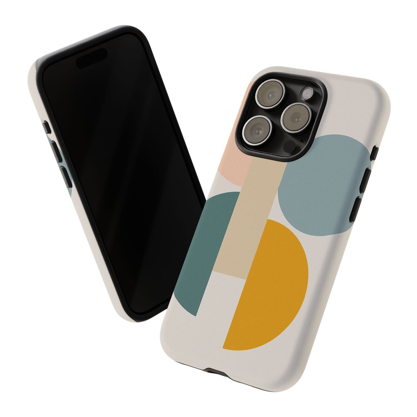 Minimalist Geometric Phone Case, Stylish Protective Cover for Phones, Modern Design, Gift for Him/Her, Trendy Tech Accessory