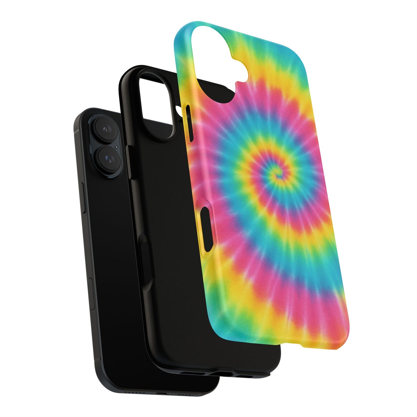 Colorful Tie-Dye Phone Case, Vibrant Phone Cover, Boho Style Accessory, Gift for Teens, Trendy Phone Accessories