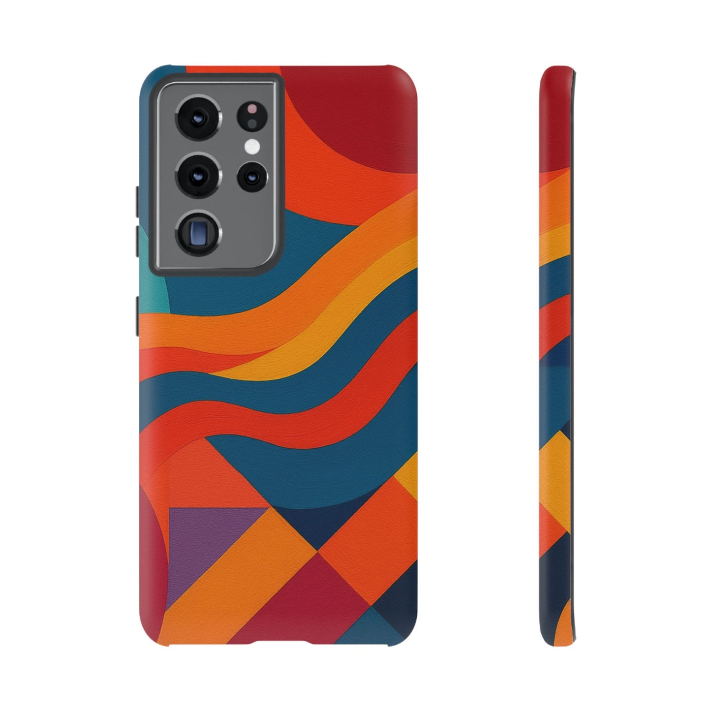Vibrant Phone Case, Abstract Design Cover, Tough Cases for All Occasions, Stylish Gift for Tech Lovers, Modern Phone Accessories