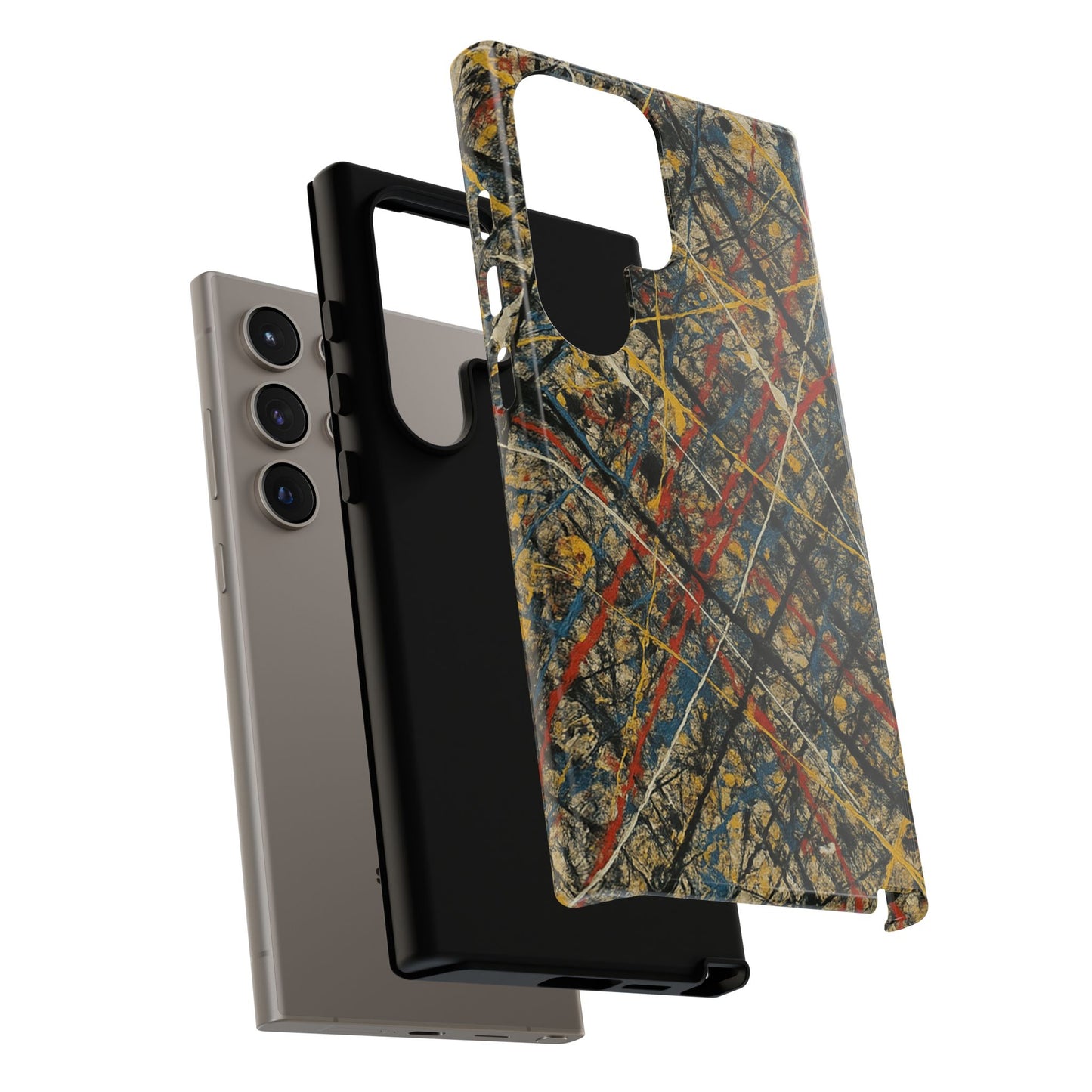 Tough Cases Phone Case - Bold Abstract Design, Stylish Mobile Cover, Unique Gift for Him/Her, Durable Accessory, Trendy Protection