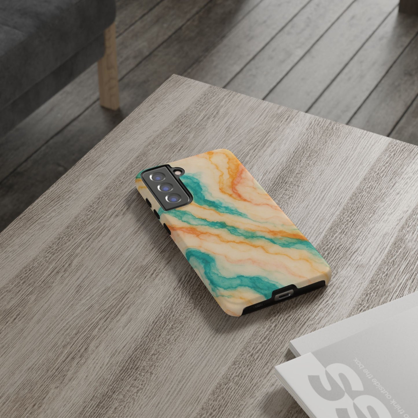 Stylish Phone Case - Tough Cases with Abstract Marble Design, Trendy Accessory, Gift for Her, Protective Case, Unique Phone Cover