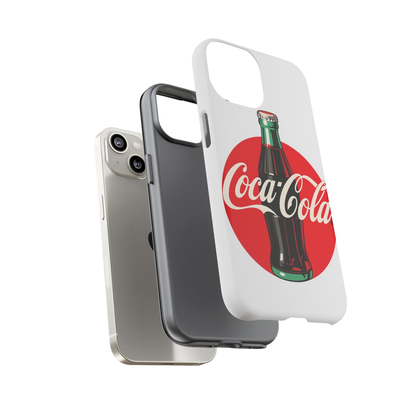 Coca-Cola Tough Phone Cases, Vintage Soda Drink, Retro Style, Unique Gift, Phone Accessories, Summer Vibes