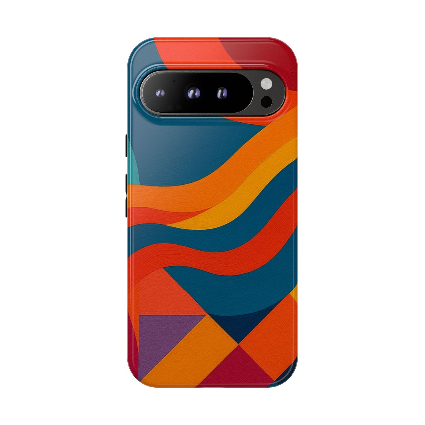 Vibrant Phone Case, Abstract Design Cover, Tough Cases for All Occasions, Stylish Gift for Tech Lovers, Modern Phone Accessories