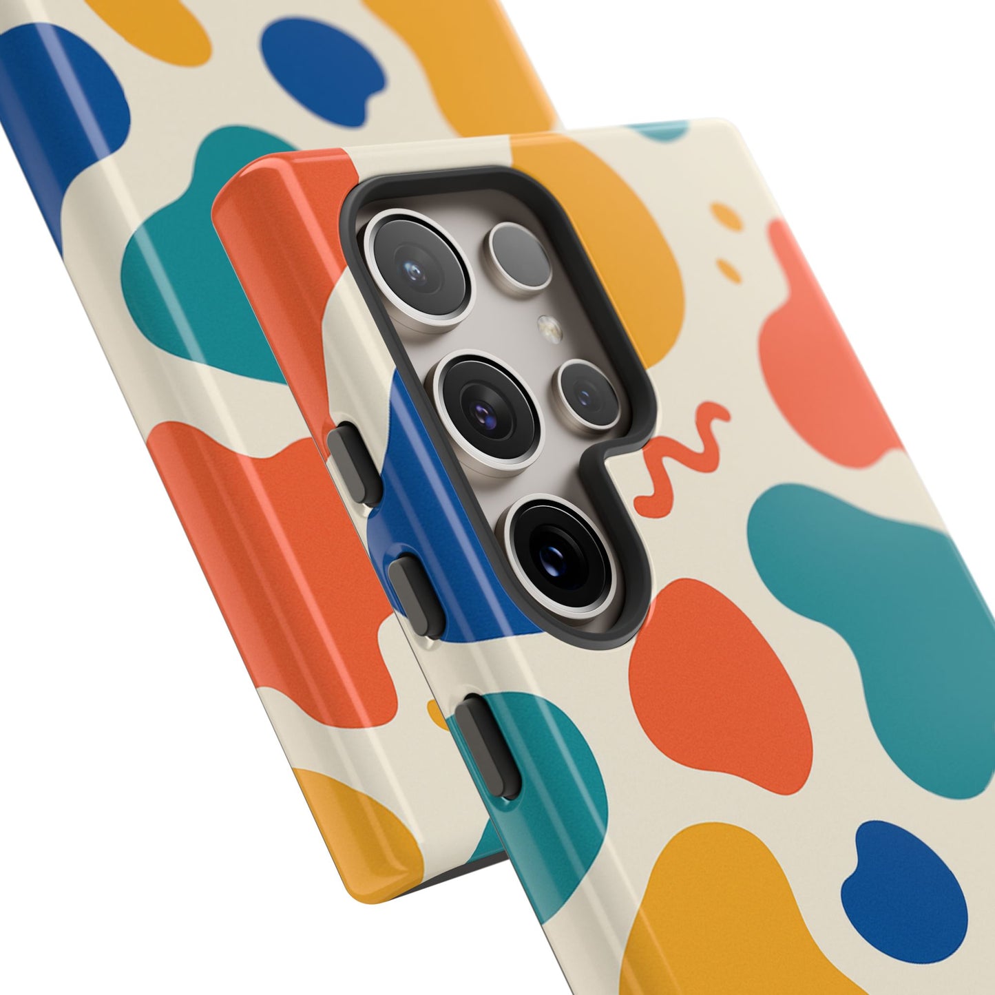 Colorful Phone Case with Abstract Design, Stylish Phone Cover, Trendy Tech Accessory for Her, Unique Gift Idea, Fun Patterned Case