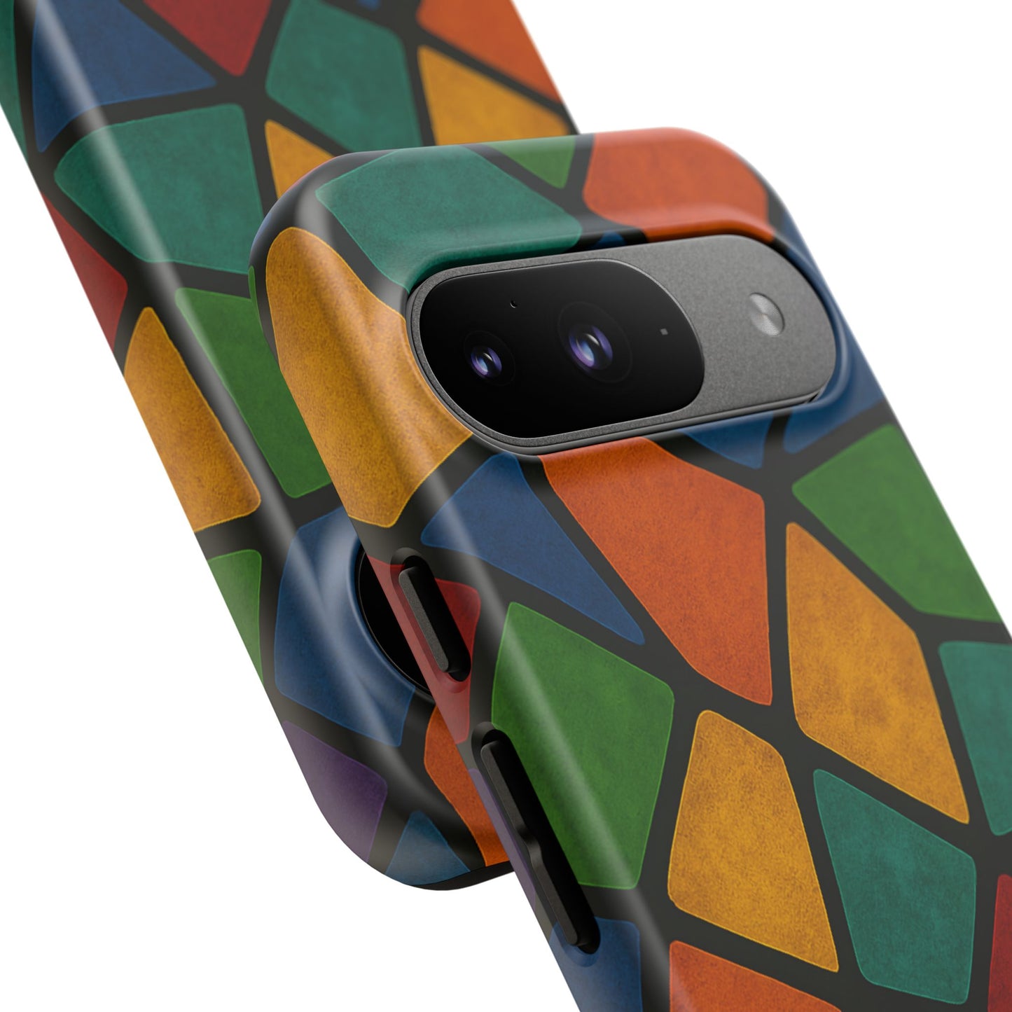 Colorful Mosaic Phone Case, Tough Cell Phone Cover, Vibrant Smartphone Protector, Unique Gift for Weddings, Birthday, Holidays