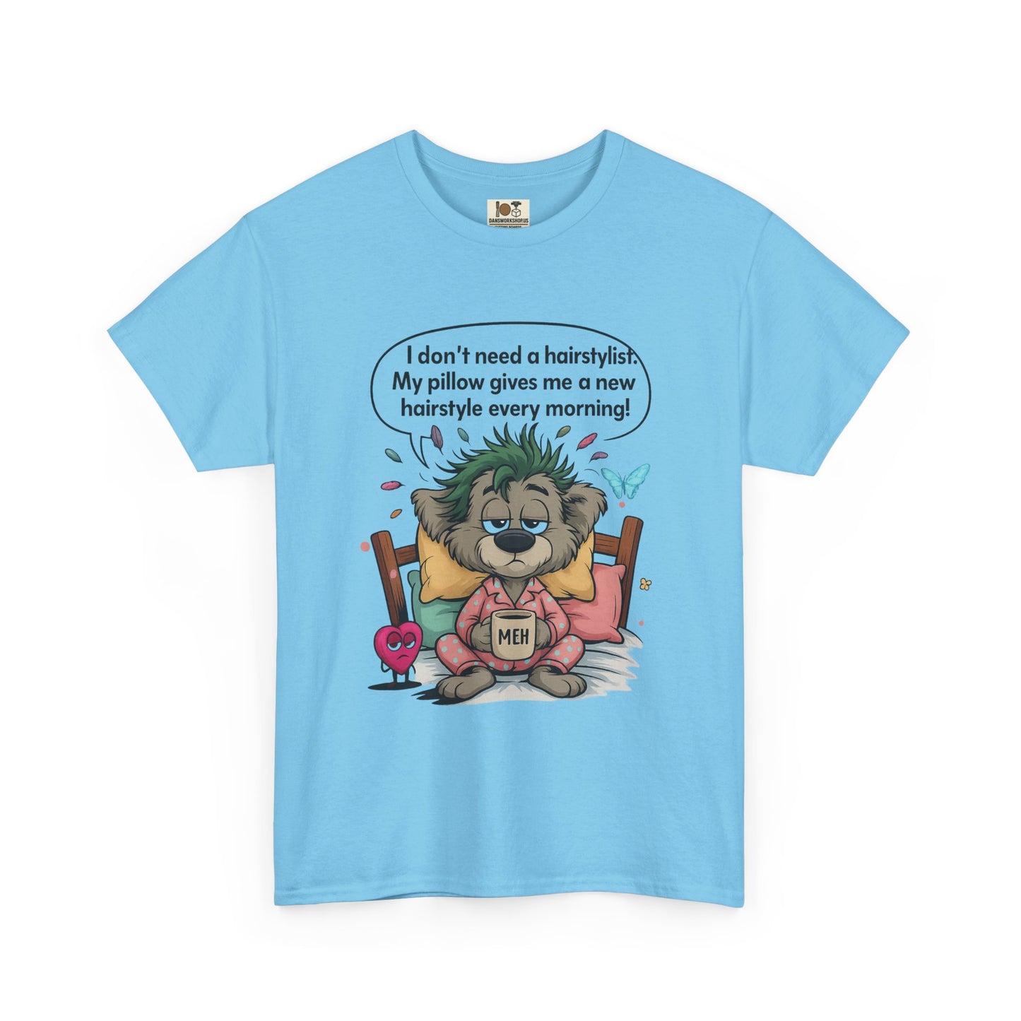 Whimsical Cotton Tee with Funny Quote - Ideal Gift for Friends, Unique Birthday Present, Casual Everyday Wear, Animal Lover Top