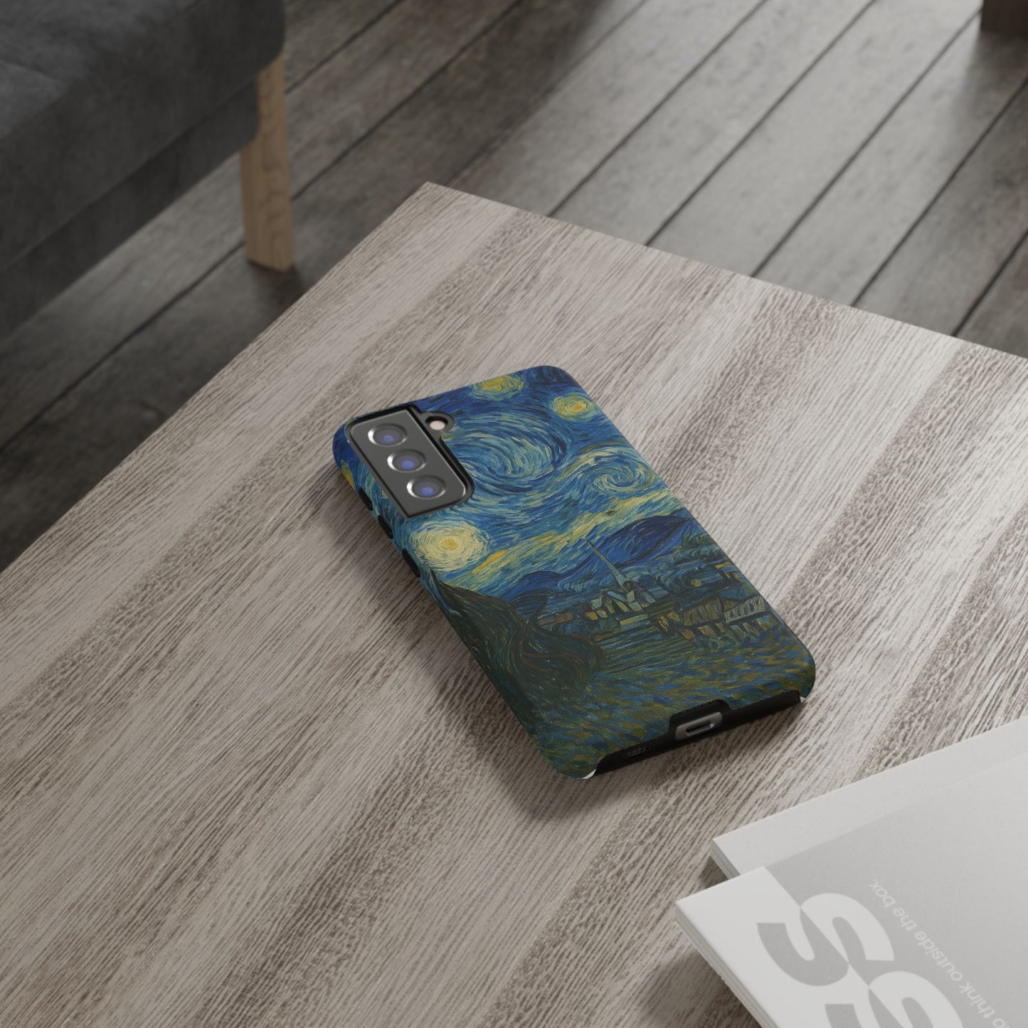 Starry Night Phone Case, Artistic Cell Phone Cover, Gift for Art Lovers, Unique Phone Accessory, Birthday Gift for Him/Her, Tough Cases