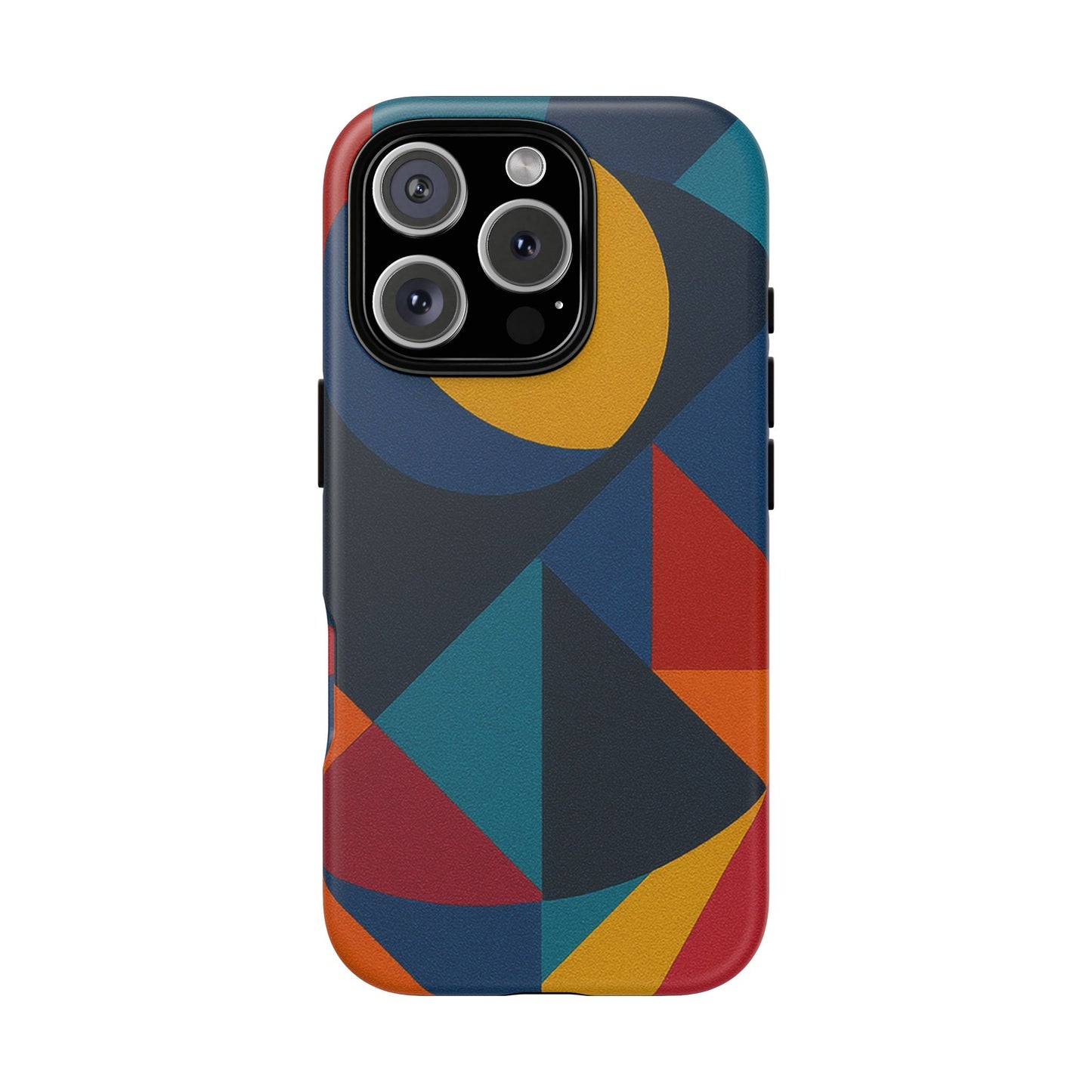 Vibrant Phone Case, Colorful Phone Cover, Geometric Design, Artistic Gift, Trendy Accessory, Vibrant Colors, Unique Design