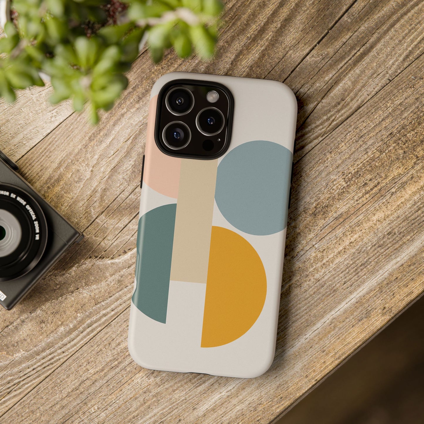 Minimalist Geometric Phone Case, Stylish Protective Cover for Phones, Modern Design, Gift for Him/Her, Trendy Tech Accessory
