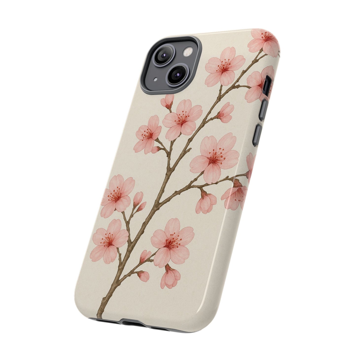 Cherry Blossom Phone Case, Floral Phone Cover, Tough Case for Gifts, Spring Decor, Cute Tech Accessories, Nature Lover's Gift