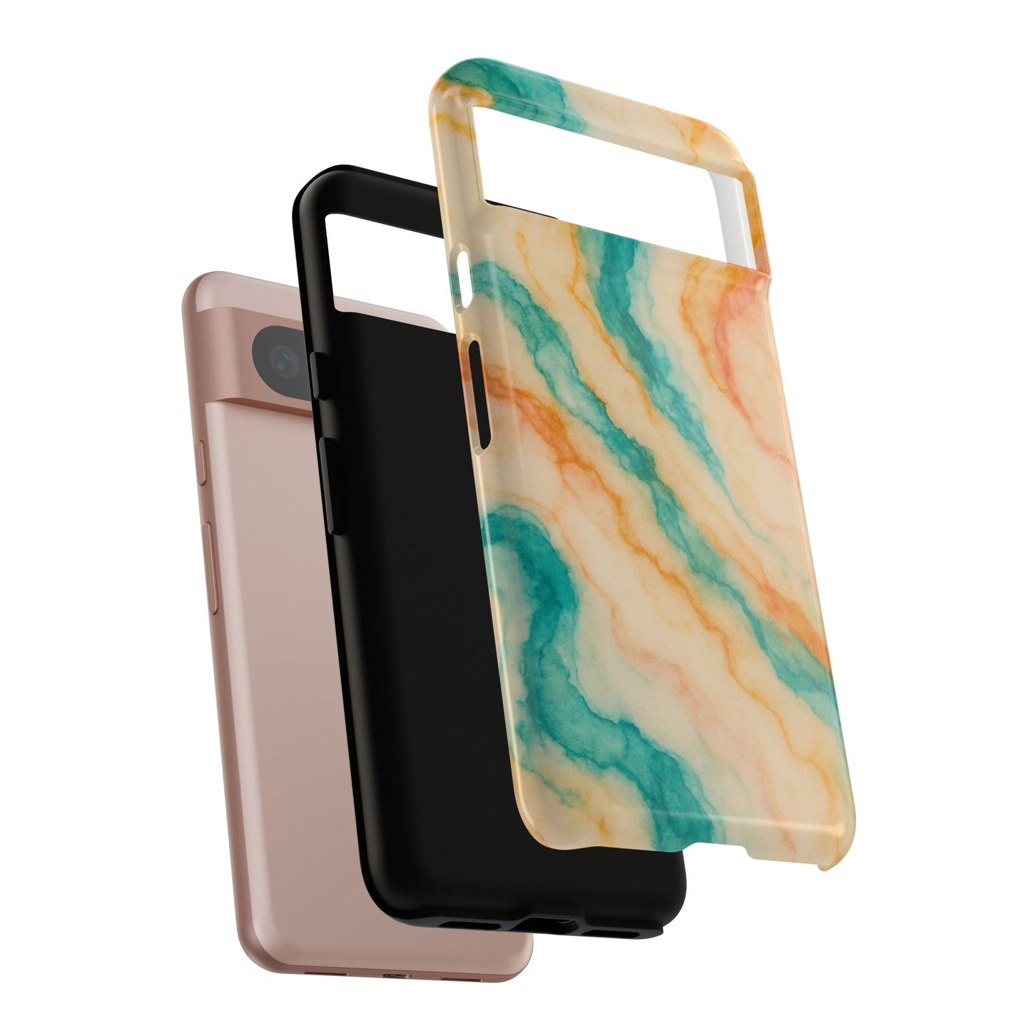 Stylish Phone Case - Tough Cases with Abstract Marble Design, Trendy Accessory, Gift for Her, Protective Case, Unique Phone Cover