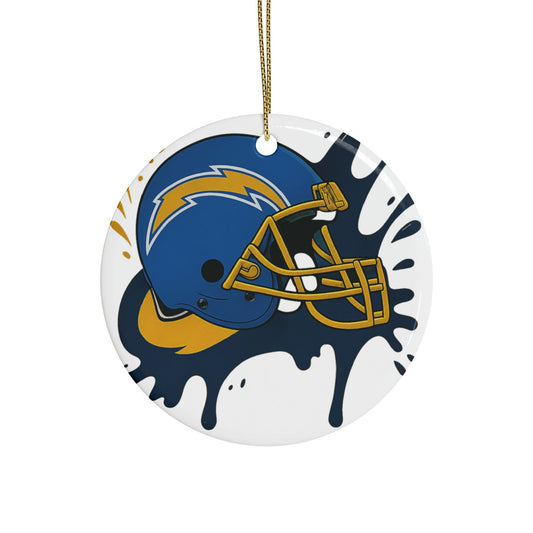 Sports-Themed Ceramic Ornaments for Fans, Football Holiday Decor, Personalized Gift for Sports Lovers, Celebration Tree Decorations