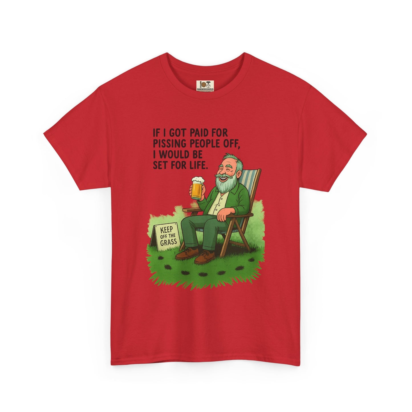 Funny Graphic Tee, Unisex Heavy Cotton T-Shirt, Gift for Men, Humorous Shirt for Friends, Casual Wear, Birthday Gift, Everyday Humor