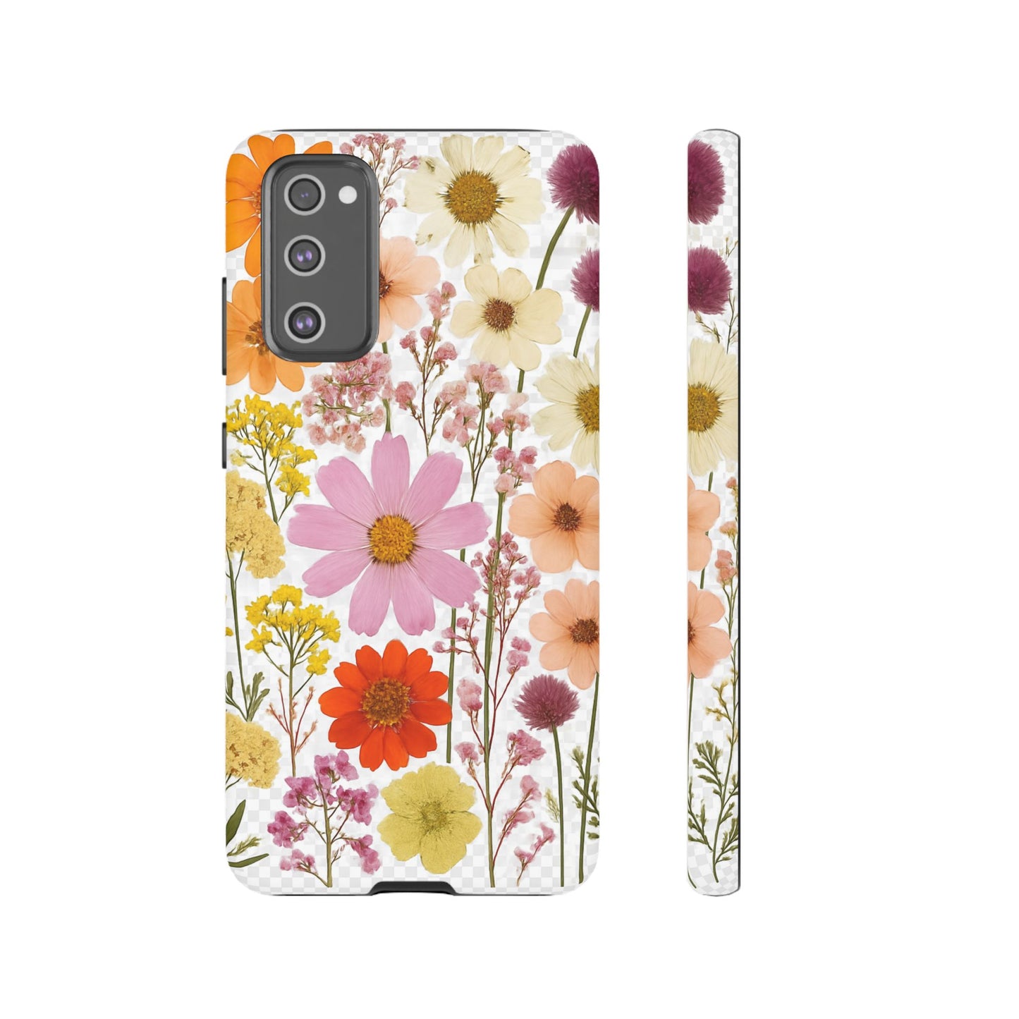 Floral Phone Case - Tough Cases, Stylish Protective Cover, Flower Design, Trendy Gift, Nature Lover Accessory, DRIED FLOWERS