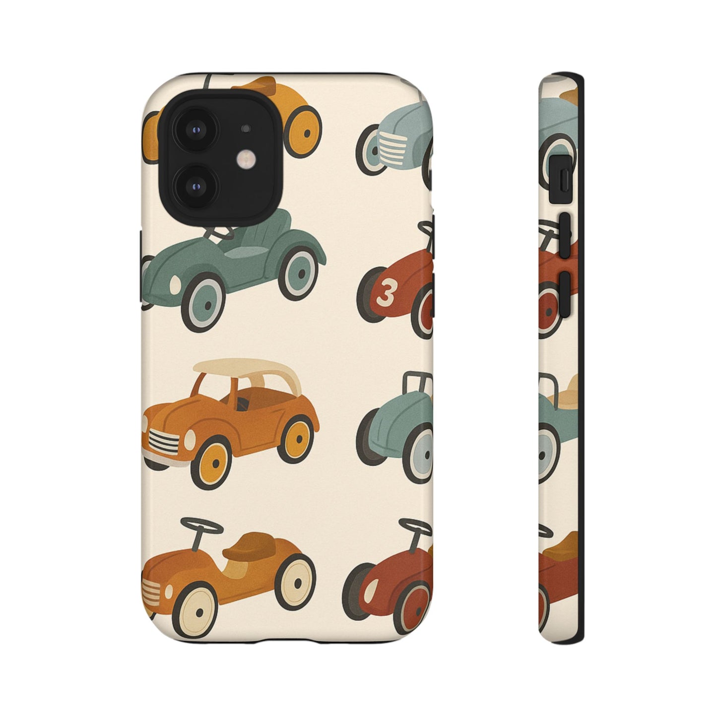 Vintage Car Phone Case, Tough Cases, Kids Gift, Car Lover Accessory, Retro Style, Phone Protection, Unique Design, pedal cars