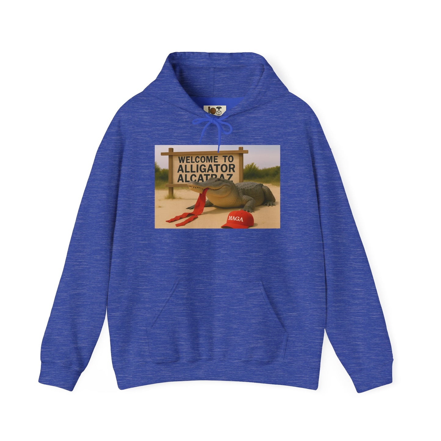 Welcome to Alligator Alcatraz Hoodie, Fun Graphic Sweatshirt, Unisex Hooded Sweatshirt, Casual Wear, Gift for Nature Lovers, ALLIGATOR ALCATRAZ, TRUMP