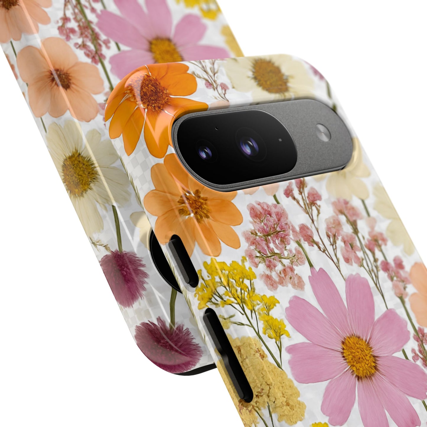 Floral Phone Case - Tough Cases, Stylish Protective Cover, Flower Design, Trendy Gift, Nature Lover Accessory, DRIED FLOWERS