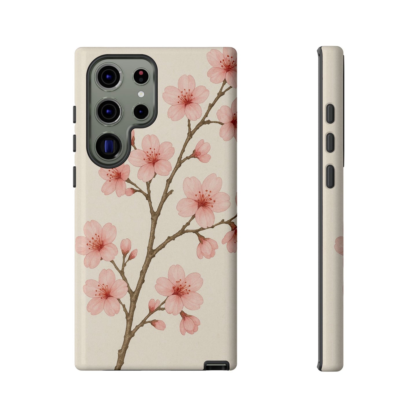 Cherry Blossom Phone Case, Floral Phone Cover, Tough Case for Gifts, Spring Decor, Cute Tech Accessories, Nature Lover's Gift