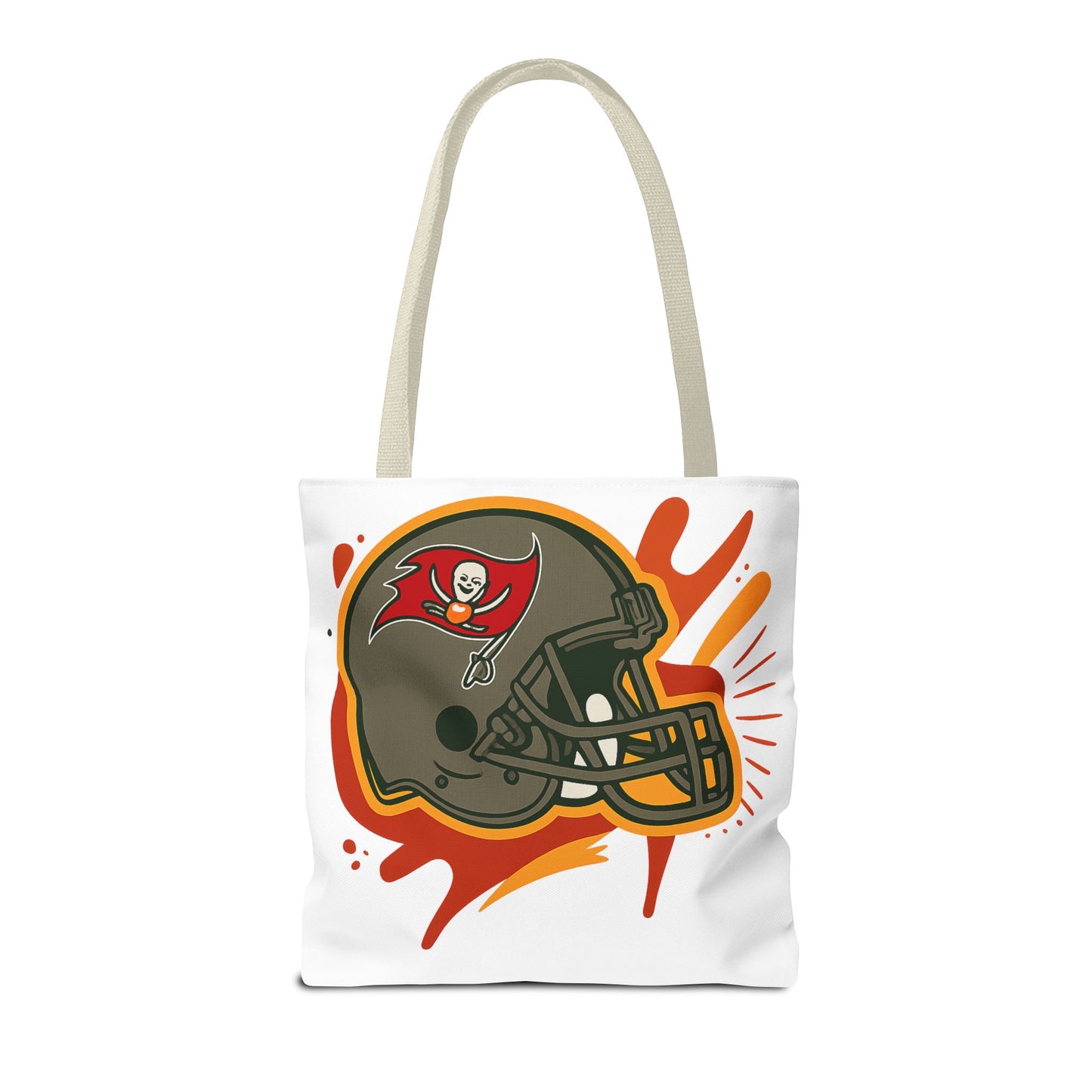 Tote Bag with Bold Football Design, Sports Tote, Game Day Bag, NFL Fan Gift, Personalized Beach Bag, Unique Shopping Tote