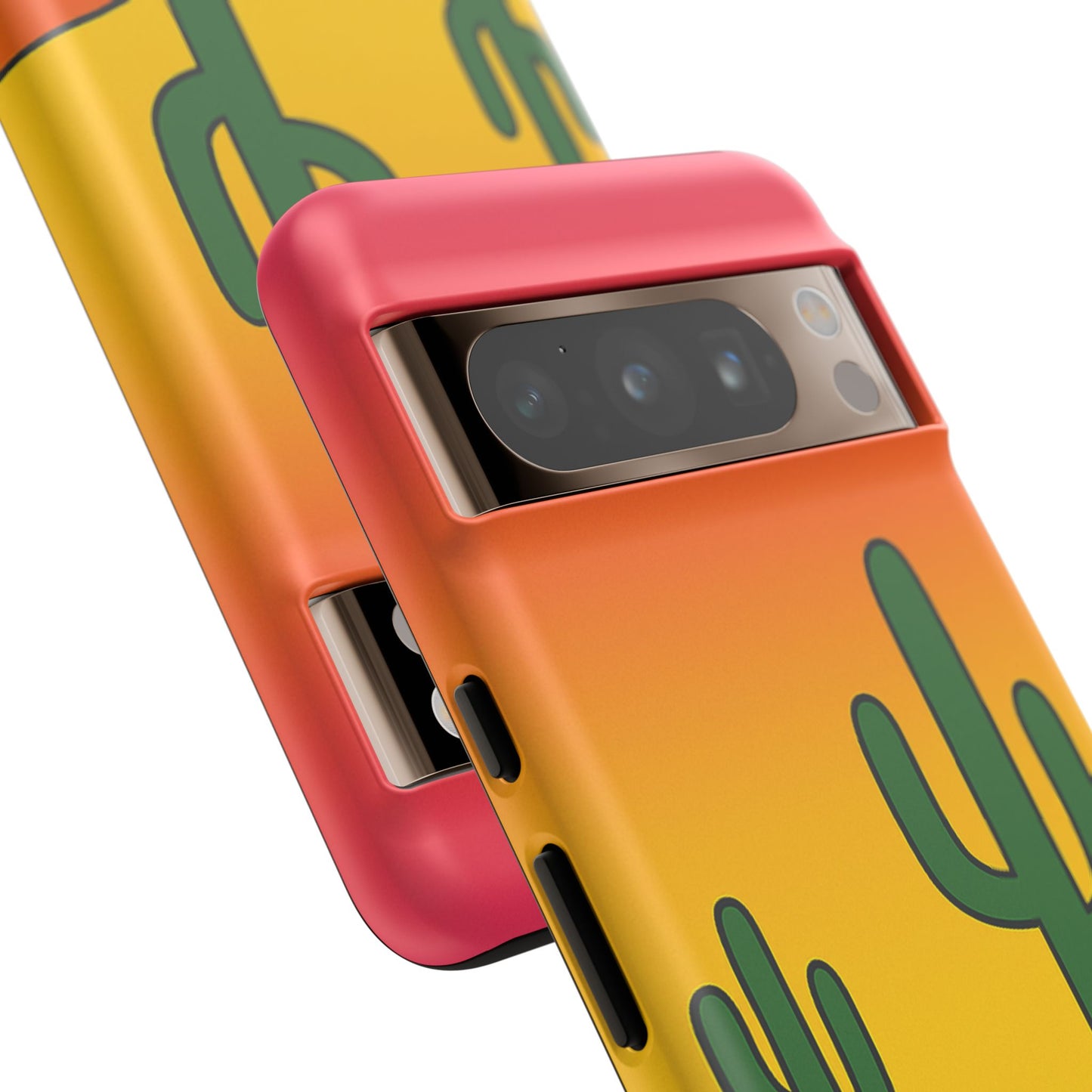 Desert Vibes Phone Case, Tough Cases, Cactus Design, Colorful Phone Cover, Summer Aesthetic, Unique Gift Idea