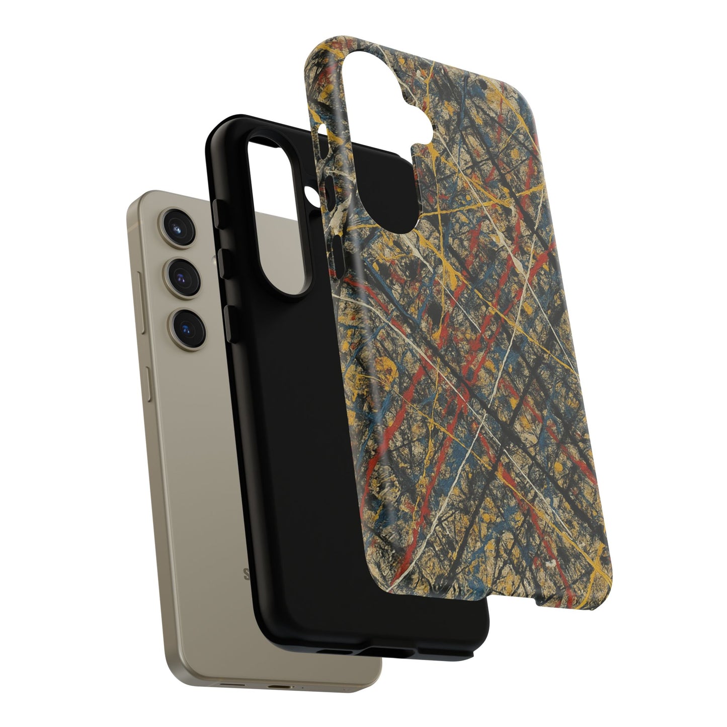 Tough Cases Phone Case - Bold Abstract Design, Stylish Mobile Cover, Unique Gift for Him/Her, Durable Accessory, Trendy Protection