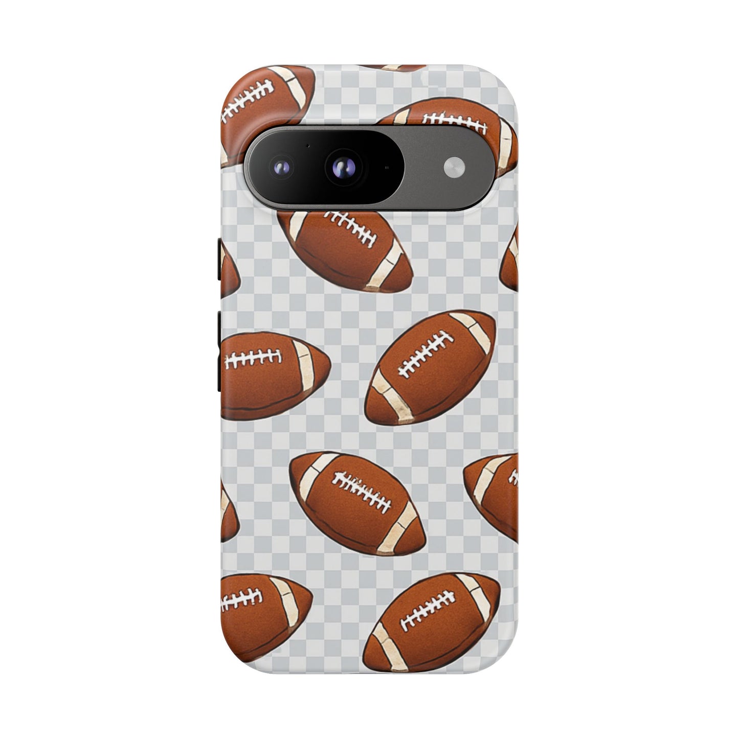 Football Phone Case, Tough Cases for Sports Fans, Unique Gift for Football Lovers, Protective Decor, Athletic Accessories