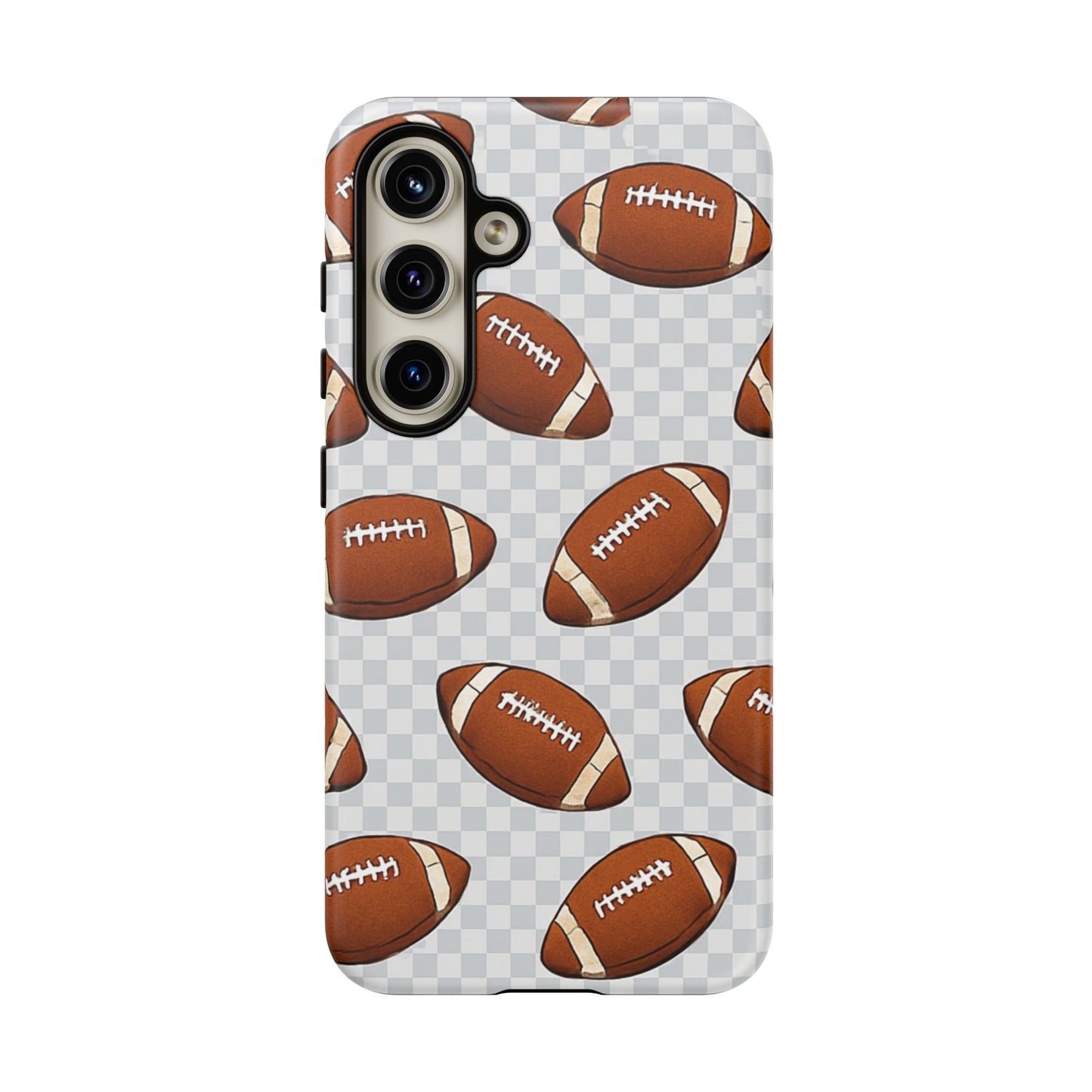Football Phone Case, Tough Cases for Sports Fans, Unique Gift for Football Lovers, Protective Decor, Athletic Accessories