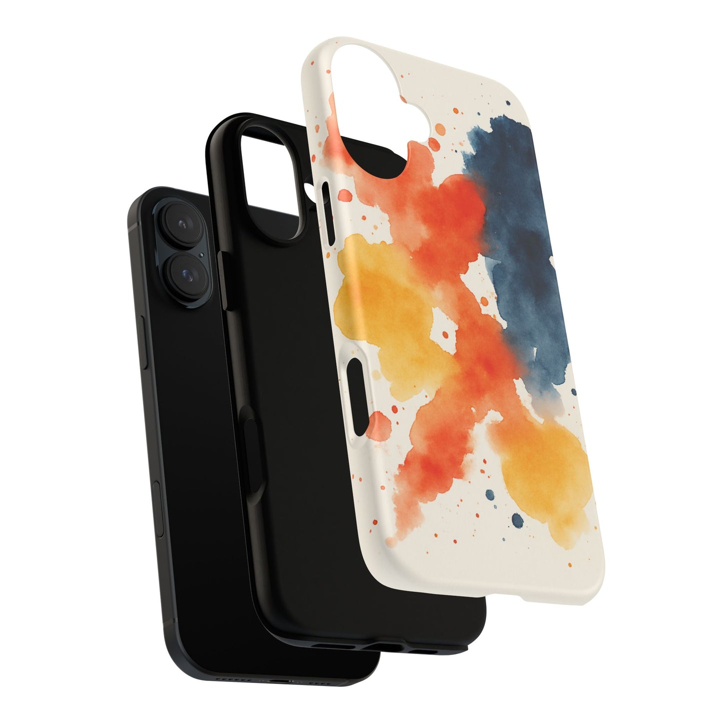 Watercolor Phone Case - Abstract Design, Tough Cases for Men & Women, Stylish Gift, Artistic Accessory for All Occasions