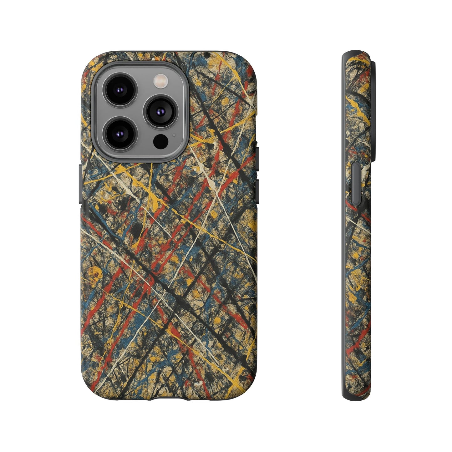 Tough Cases Phone Case - Bold Abstract Design, Stylish Mobile Cover, Unique Gift for Him/Her, Durable Accessory, Trendy Protection
