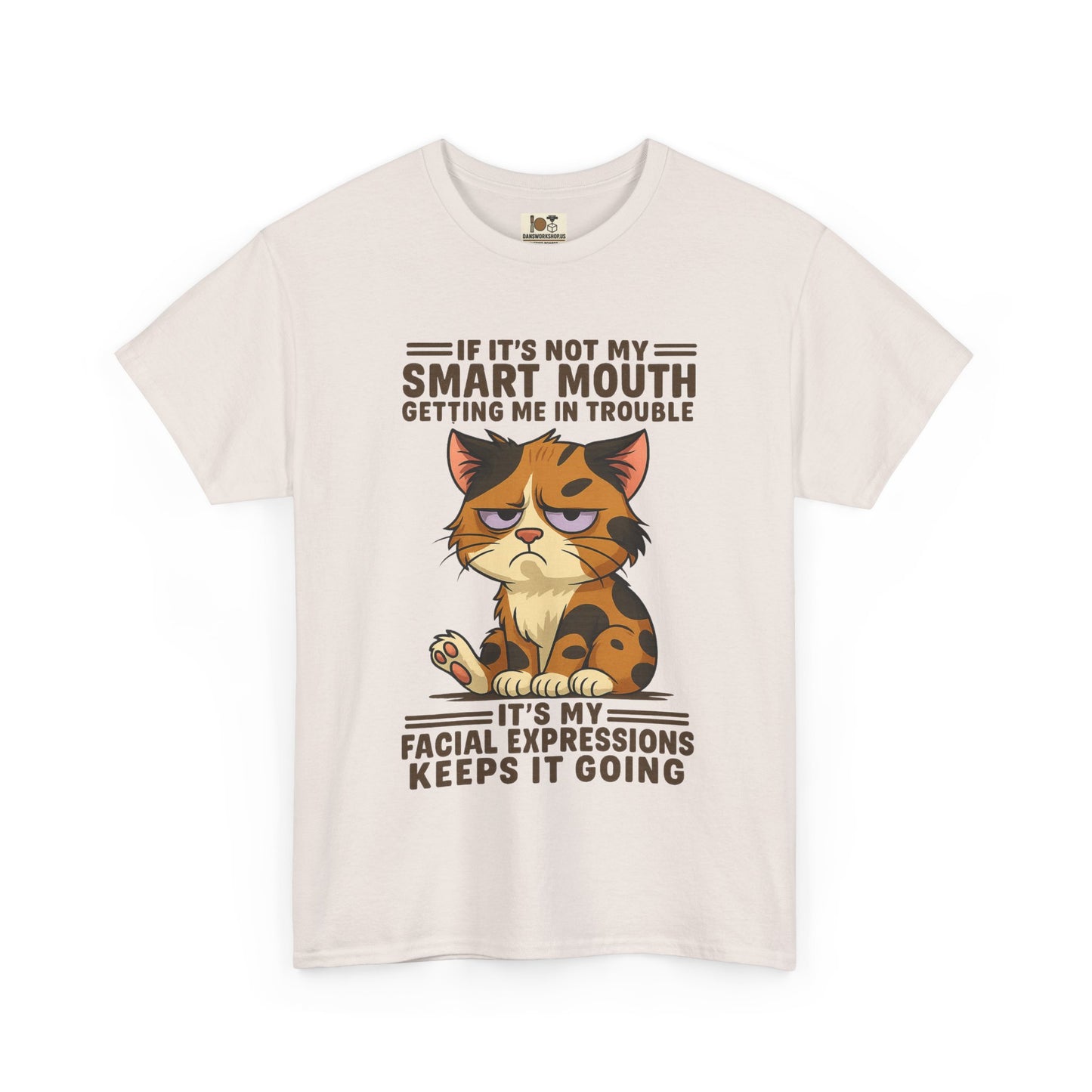 Sassy Cat Quote Tee, Funny Animal Shirt, Unisex Cotton T-Shirt, Gift for Cat Lovers, Humor Apparel, Cute Pet Theme