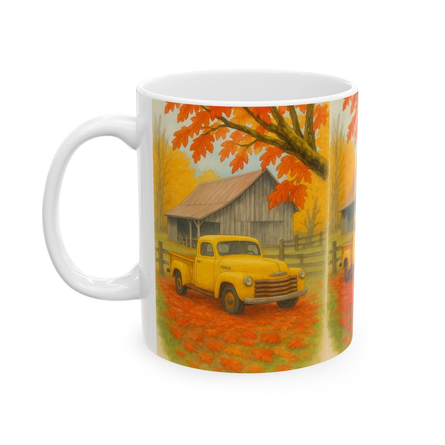 Autumn Farmhouse Ceramic Mug - Cozy Fall Decor, Gift for Coffee Lovers, [...]