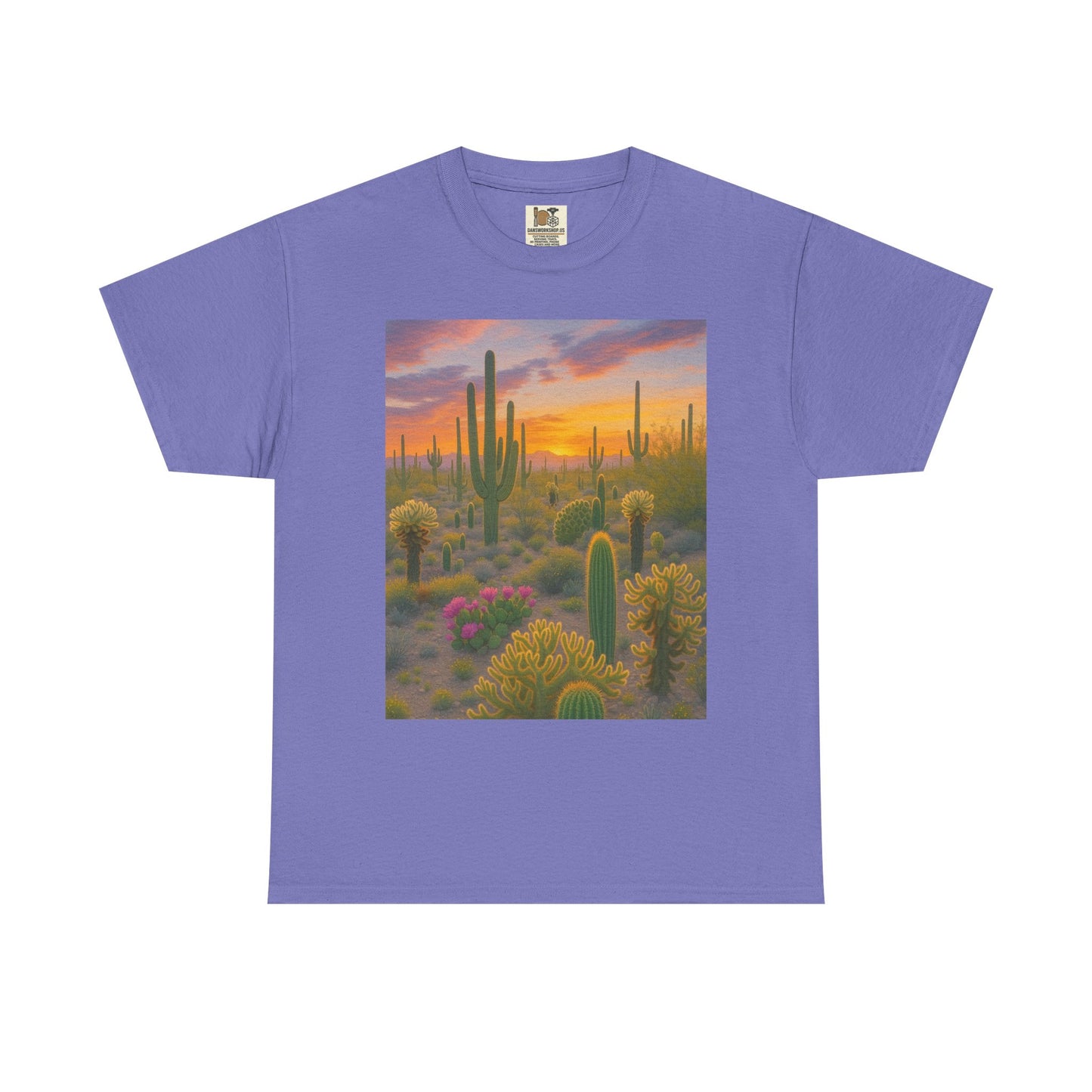 Desert Sunset Unisex Tee, Boho Style Shirt, Nature Lover Gift, Cactus [...]