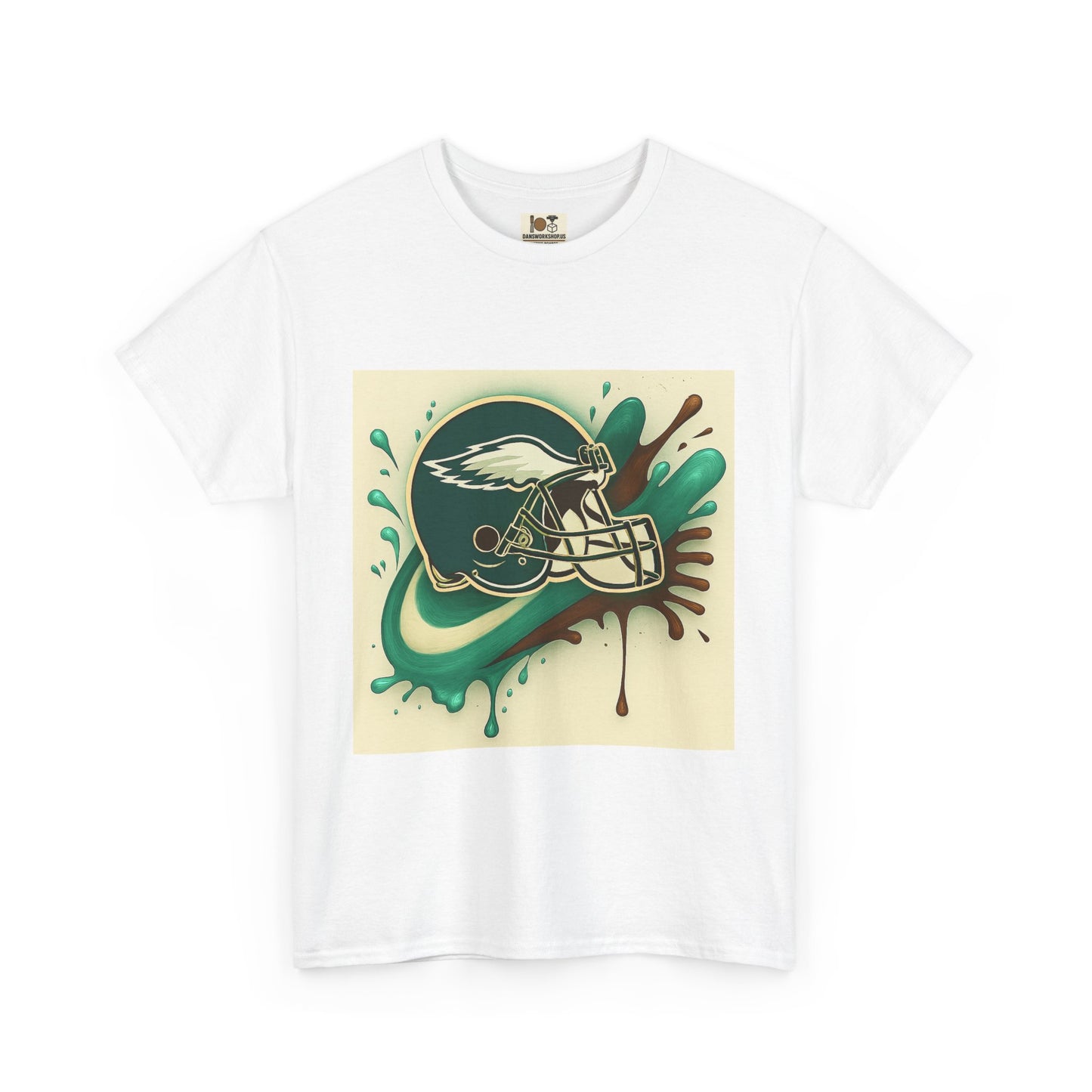 Eagles Fan Unisex Heavy Cotton Tee, Sports Shirt, Team Apparel, Game Day Outfit, Football Merchandise