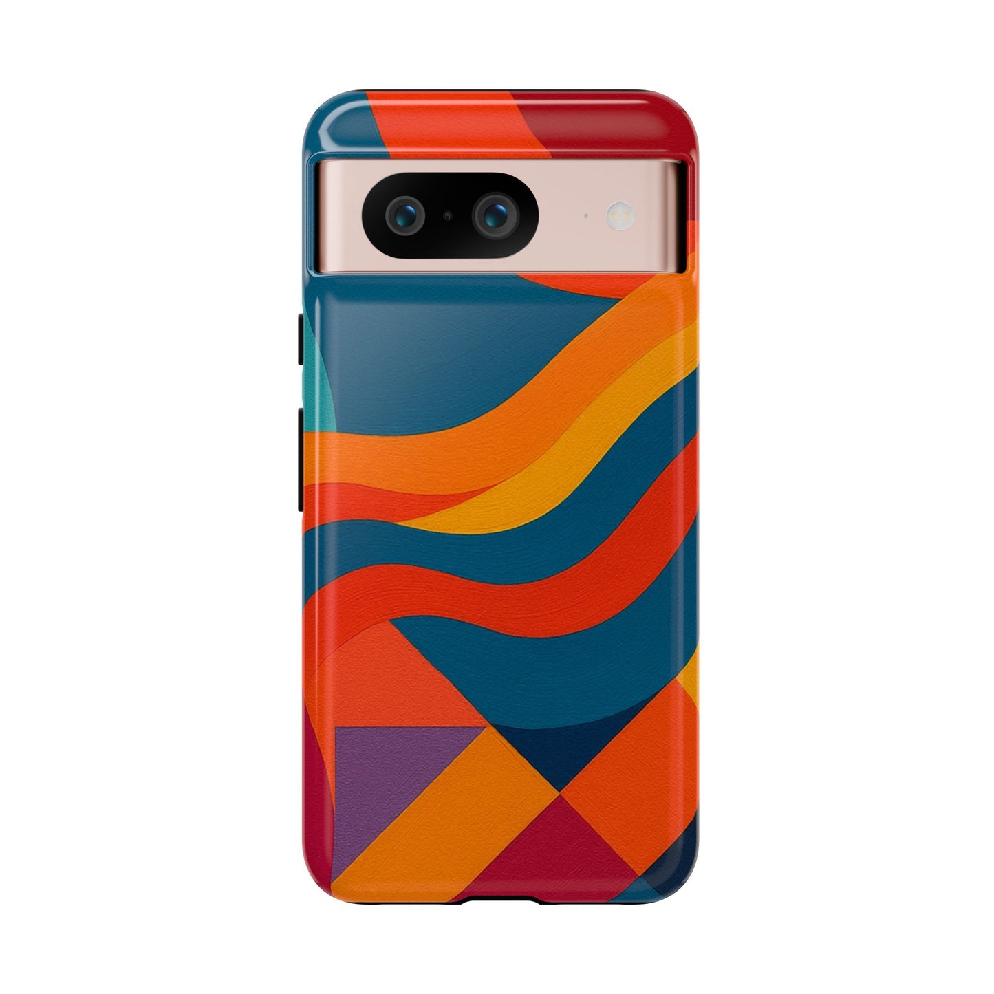 Vibrant Phone Case, Abstract Design Cover, Tough Cases for All Occasions, Stylish Gift for Tech Lovers, Modern Phone Accessories