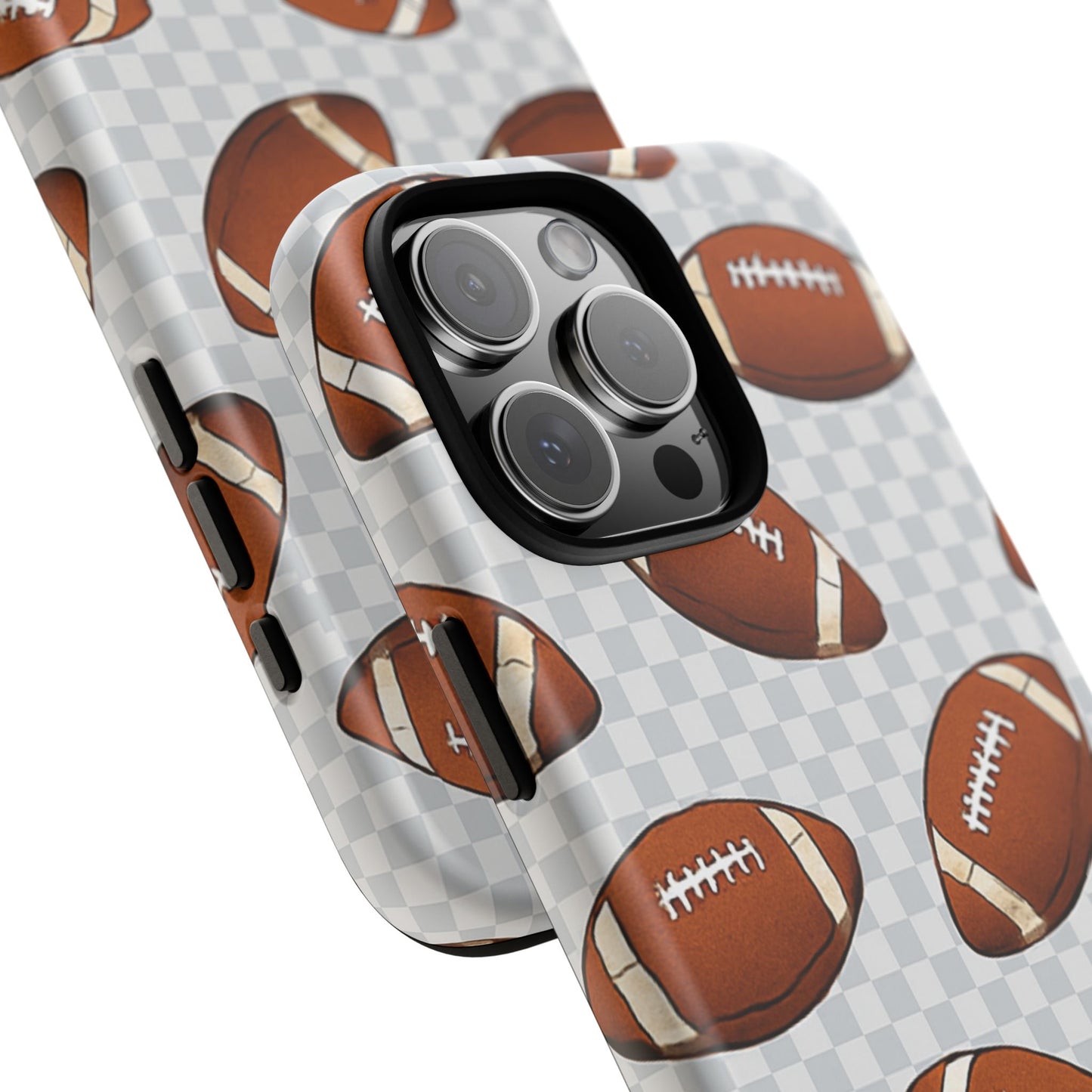 Football Phone Case, Tough Cases for Sports Fans, Unique Gift for Football Lovers, Protective Decor, Athletic Accessories