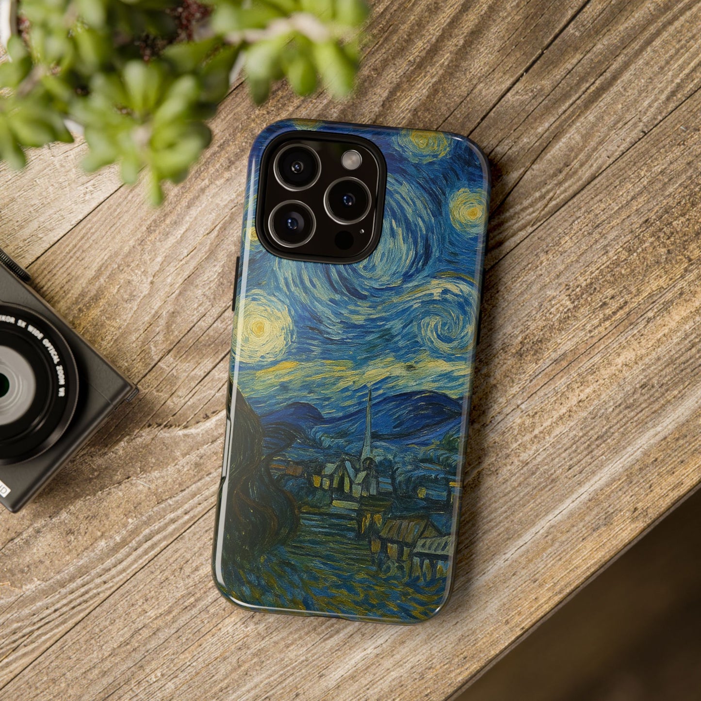 Starry Night Phone Case, Artistic Cell Phone Cover, Gift for Art Lovers, Unique Phone Accessory, Birthday Gift for Him/Her, Tough Cases