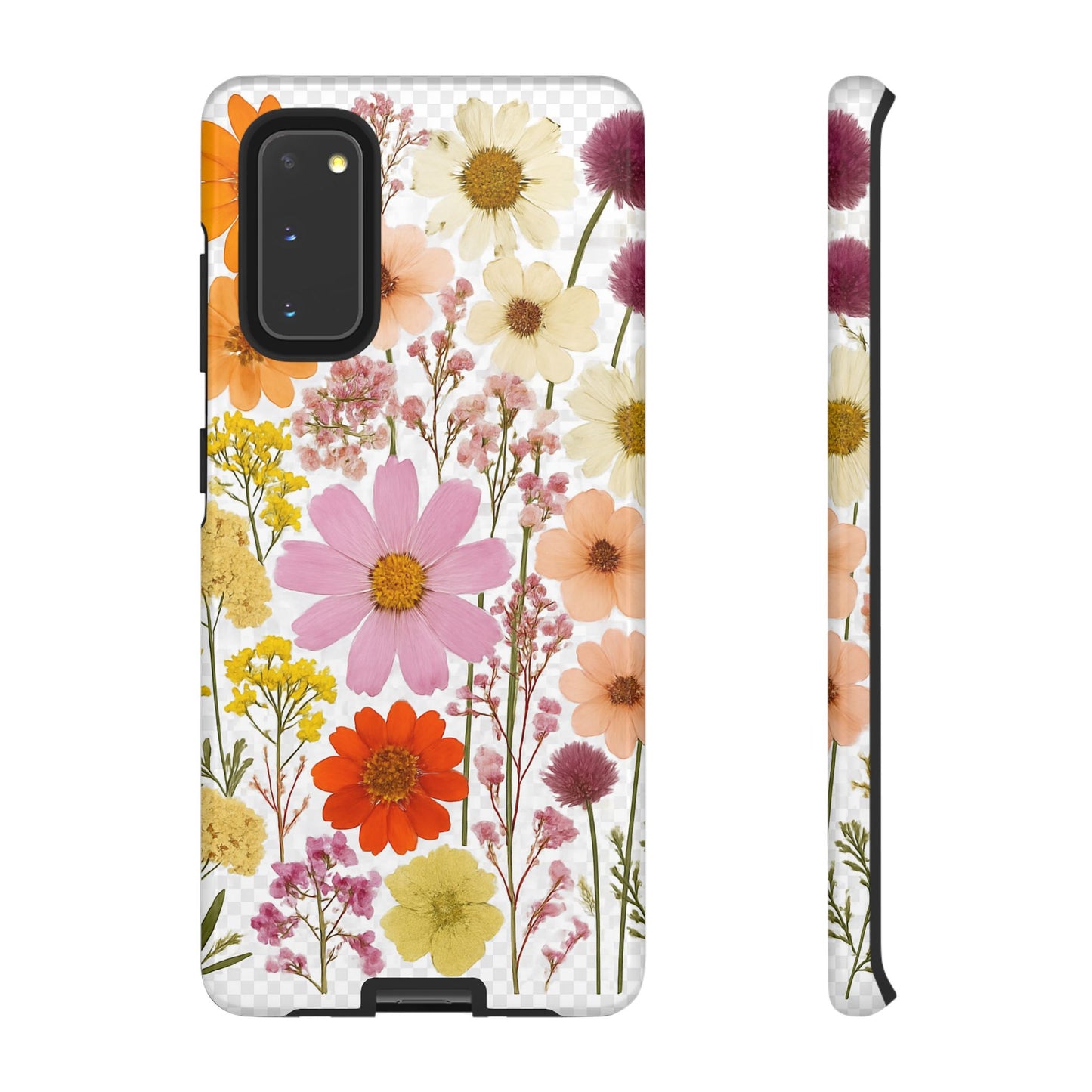 Floral Phone Case - Tough Cases, Stylish Protective Cover, Flower Design, Trendy Gift, Nature Lover Accessory, DRIED FLOWERS