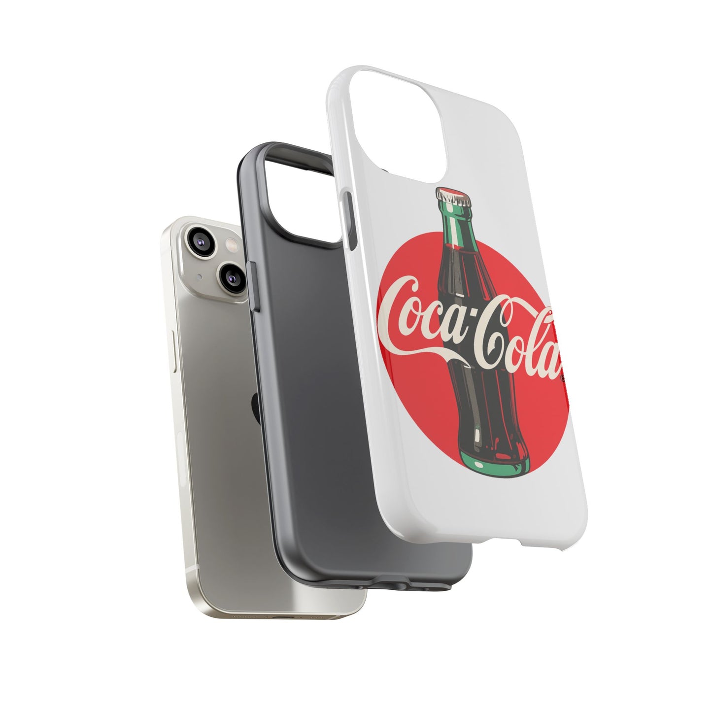 Coca-Cola Tough Phone Cases, Vintage Soda Drink, Retro Style, Unique Gift, Phone Accessories, Summer Vibes