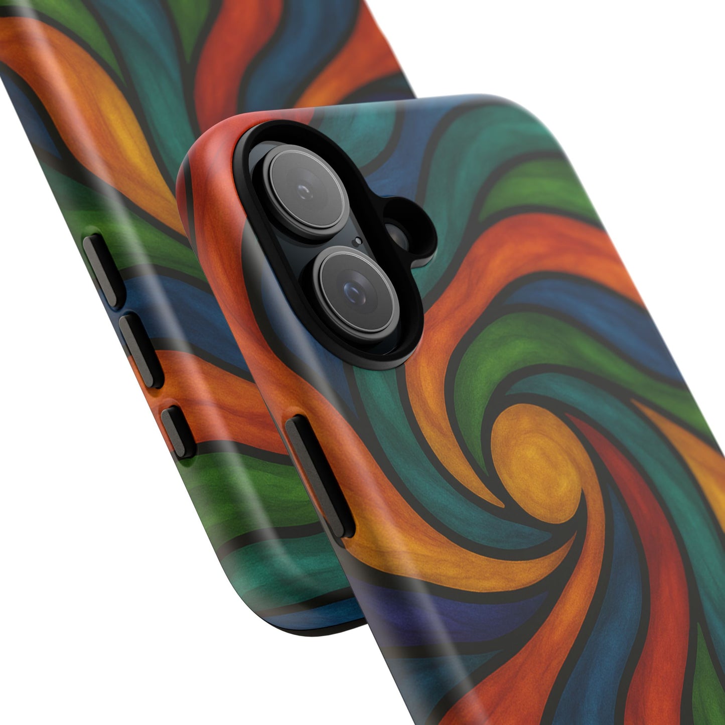 Colorful Swirl Phone Case | Tough Cases, Vibrant Design, Gift for Art Lovers, Funky Case, Unique Phone Accessories