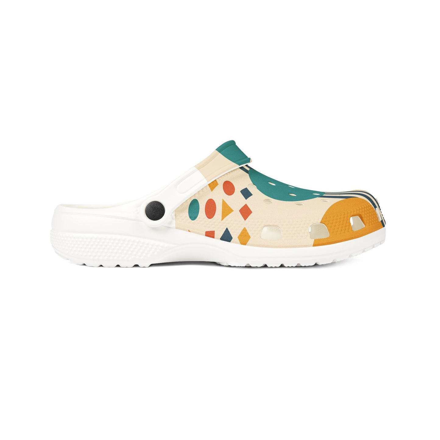 Stylish EVA Foam Rubber Clogs - Colorful AOP Design for Comfort & Fun, Perfect for Summer, Casual Outings, Garden Wear, Gift Ideas