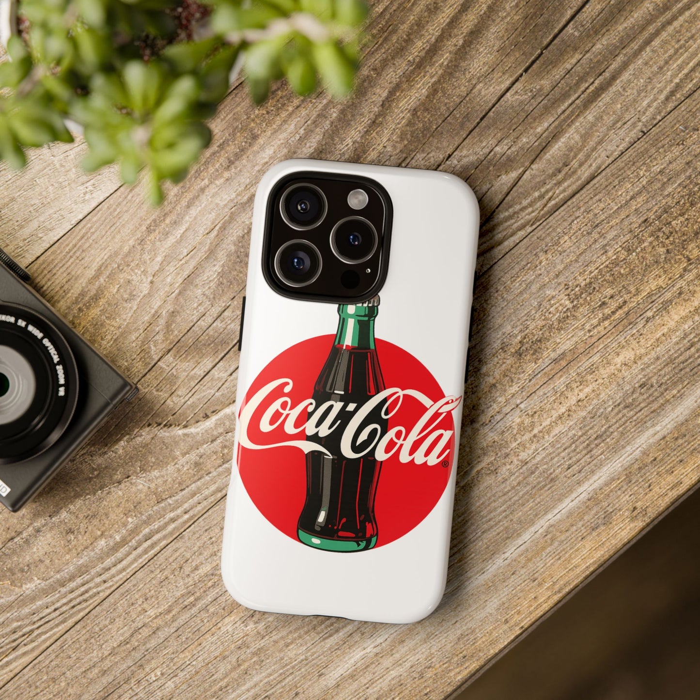 Coca-Cola Tough Phone Cases, Vintage Soda Drink, Retro Style, Unique Gift, Phone Accessories, Summer Vibes