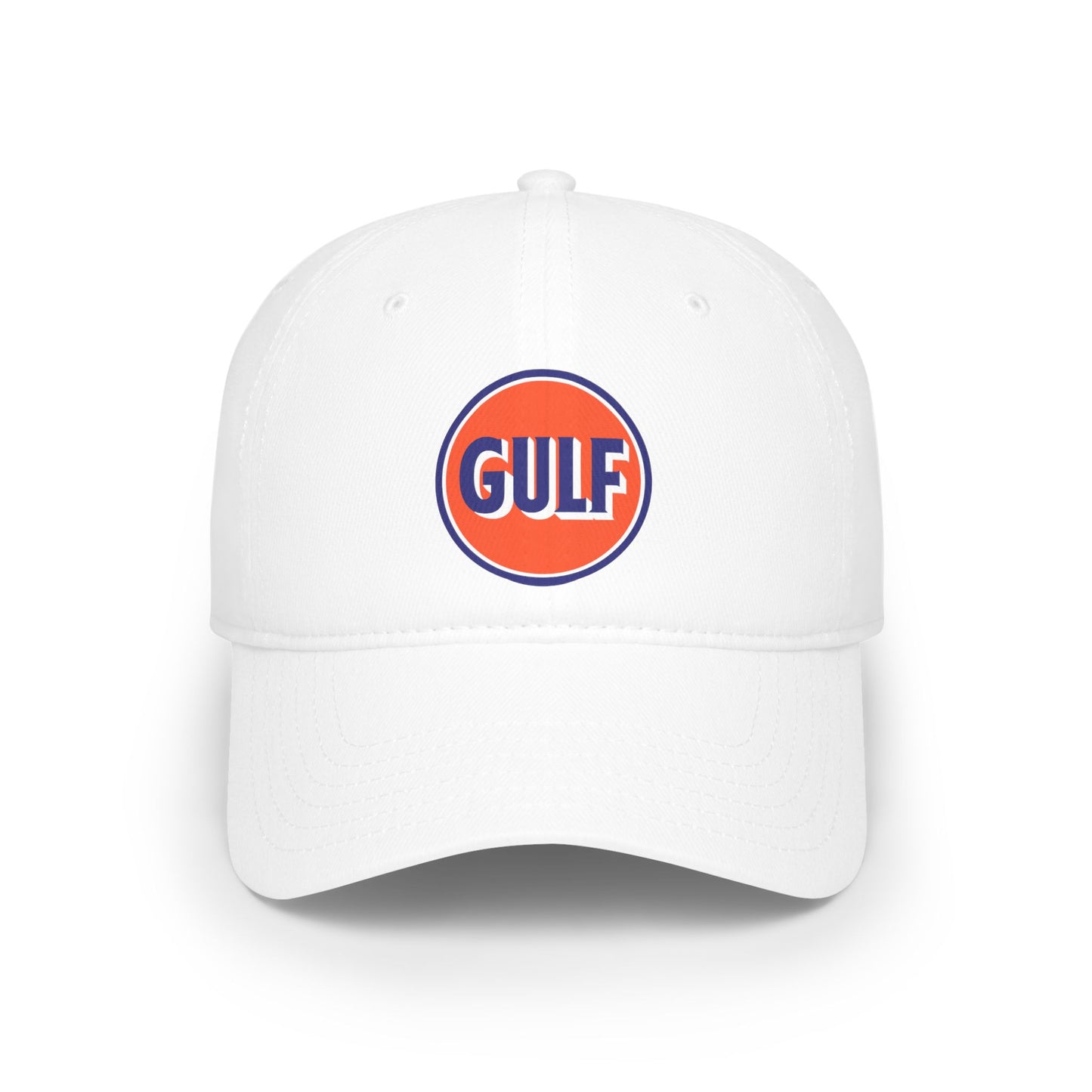 Gulf Low Profile Baseball Cap - Casual Outdoor Style, Perfect Gift for Sports Lovers, Adjustable Summer Hat, Trendy and Comfortable Headwear