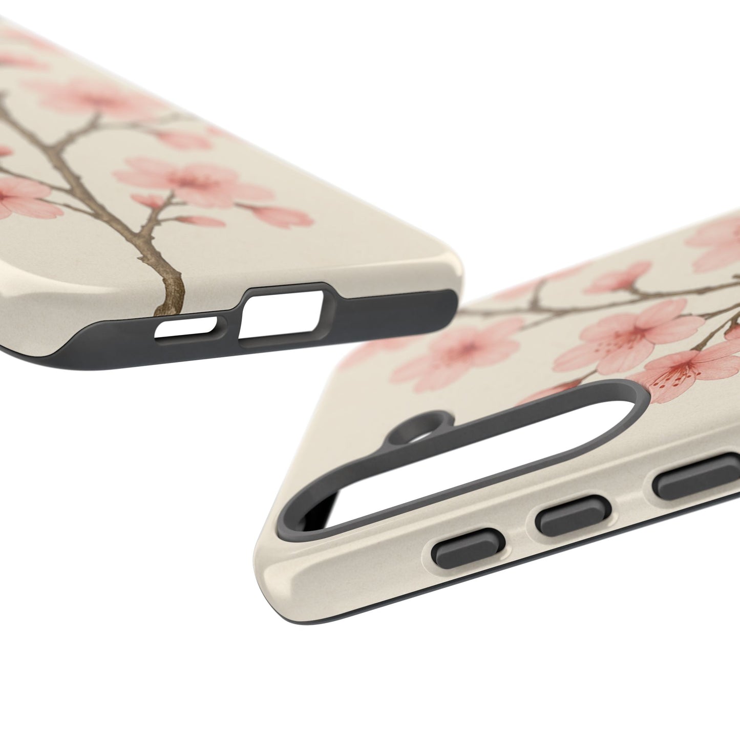Cherry Blossom Phone Case, Floral Phone Cover, Tough Case for Gifts, Spring Decor, Cute Tech Accessories, Nature Lover's Gift