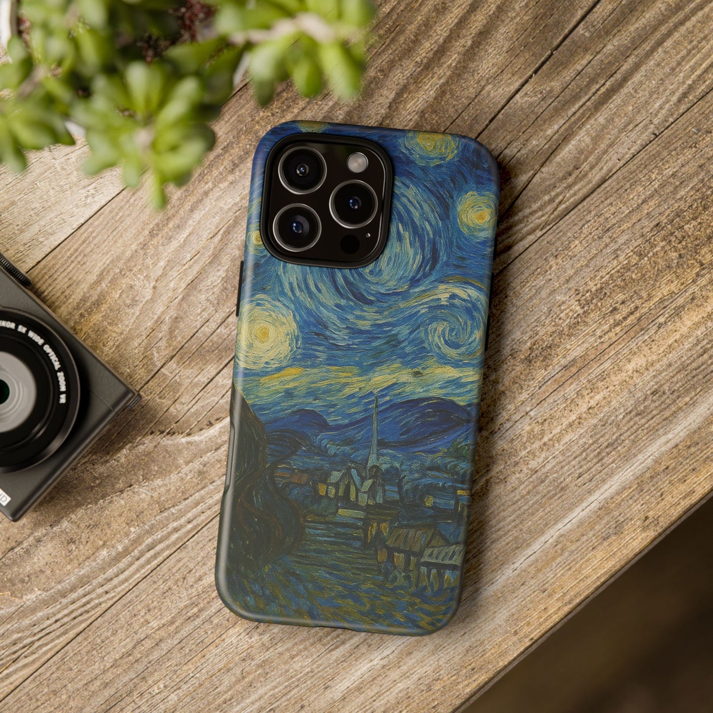 Starry Night Phone Case, Artistic Cell Phone Cover, Gift for Art Lovers, Unique Phone Accessory, Birthday Gift for Him/Her, Tough Cases