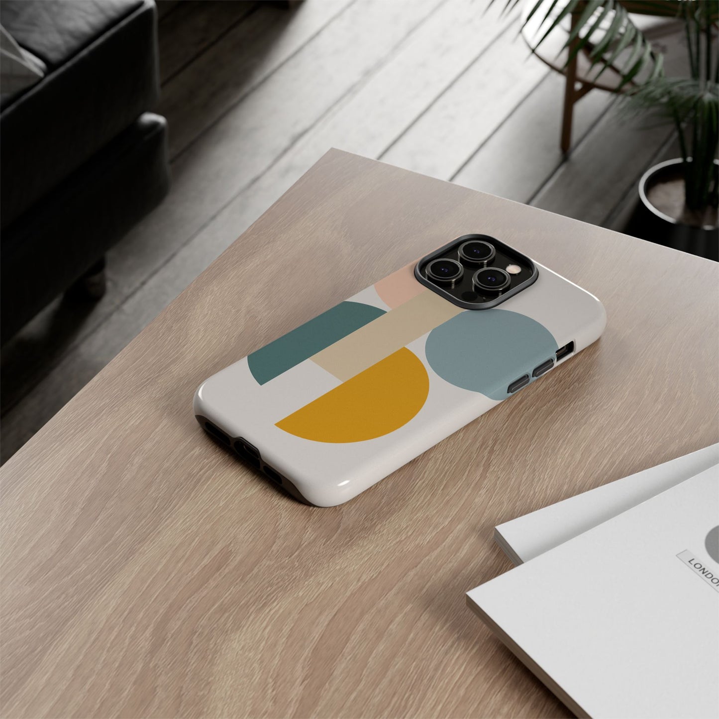 Minimalist Geometric Phone Case, Stylish Protective Cover for Phones, Modern Design, Gift for Him/Her, Trendy Tech Accessory